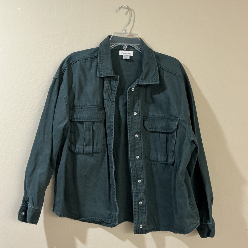 Marshalls Dark Green Jean Jacket